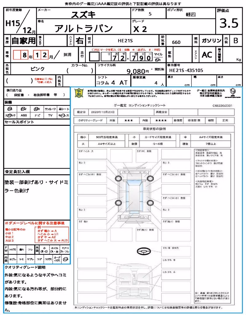 SUZUKI ALTO LAPIN