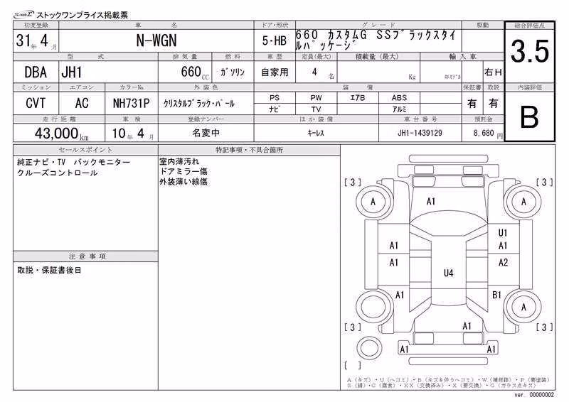 HONDA N-WGN