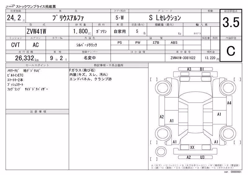 TOYOTA PRIUS ALPHA