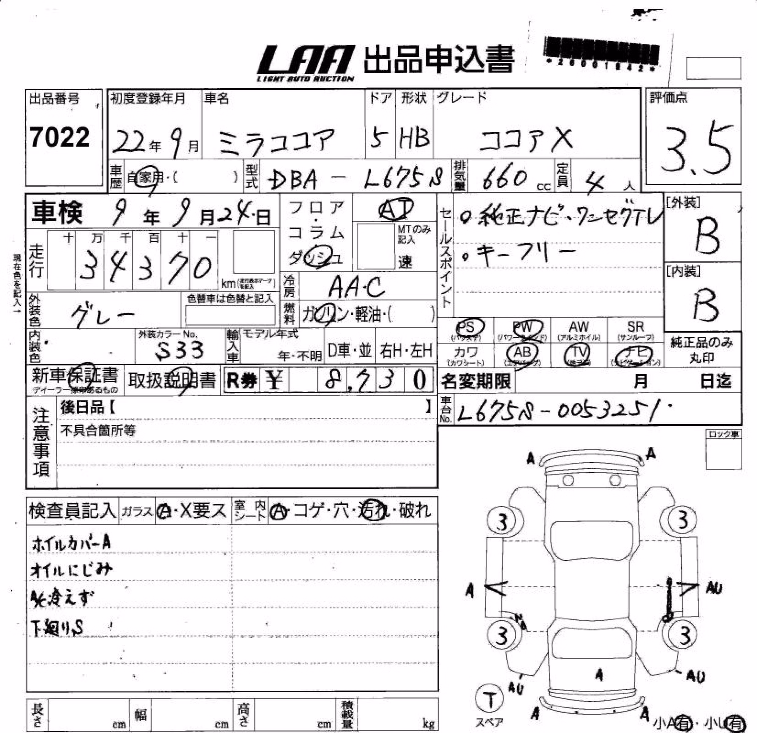 DAIHATSU MIRA COCOA