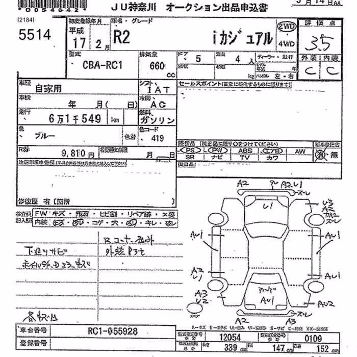 SUBARU R2