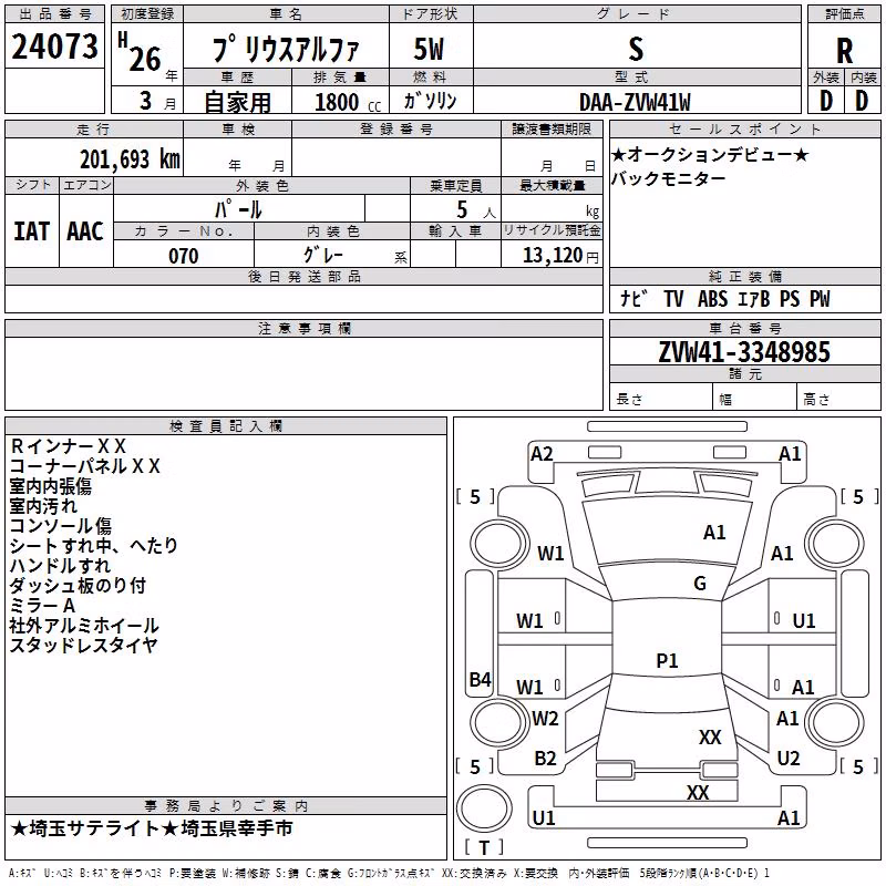 TOYOTA PRIUS ALPHA