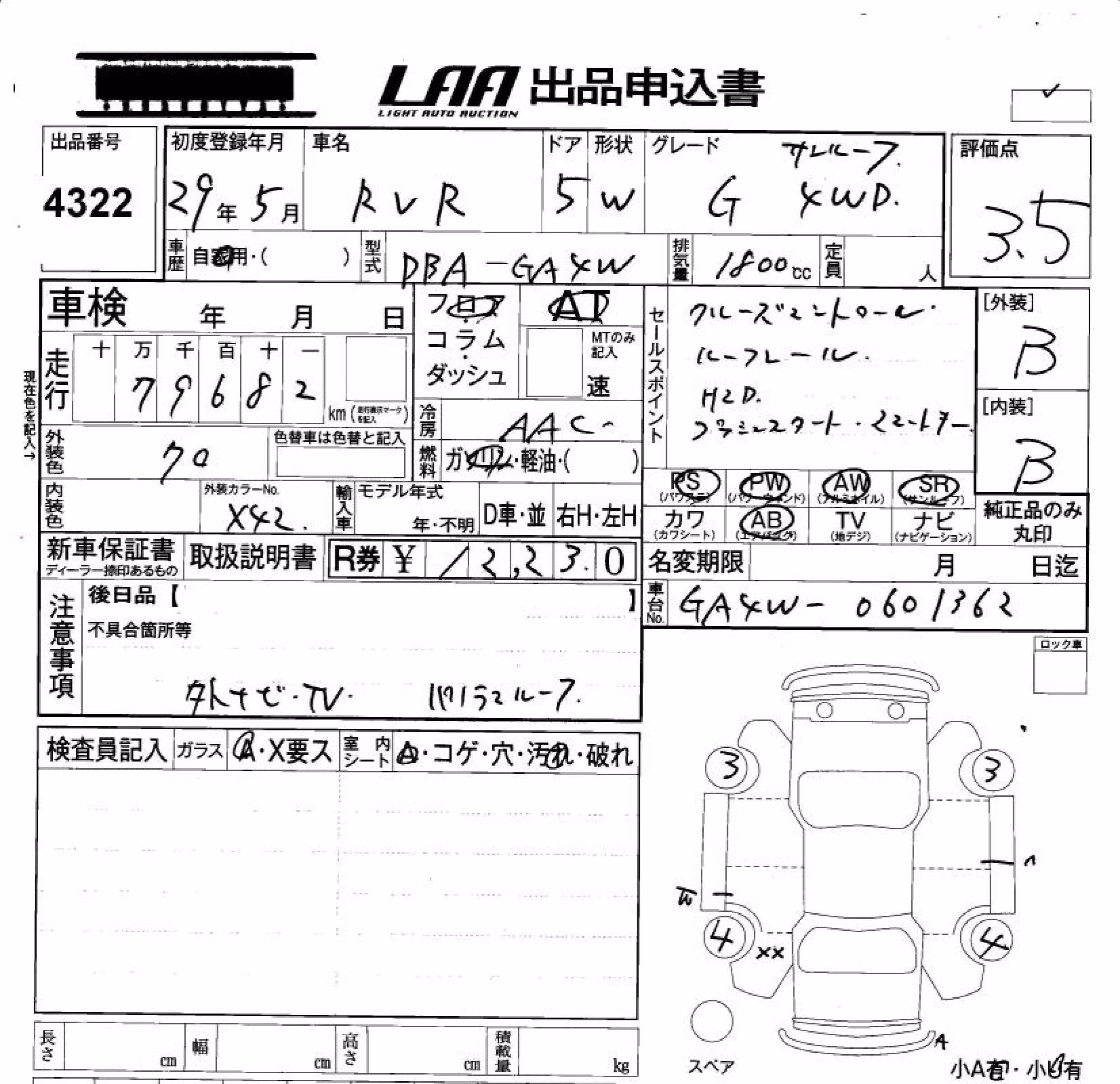 MITSUBISHI RVR