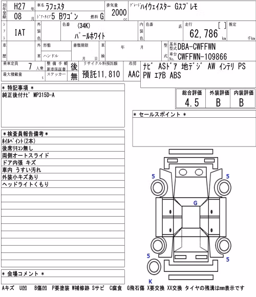 NISSAN LAFESTA