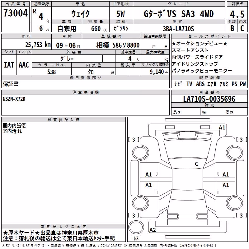 DAIHATSU WAKE
