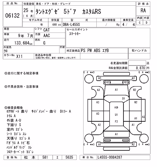 DAIHATSU TANTO EXE