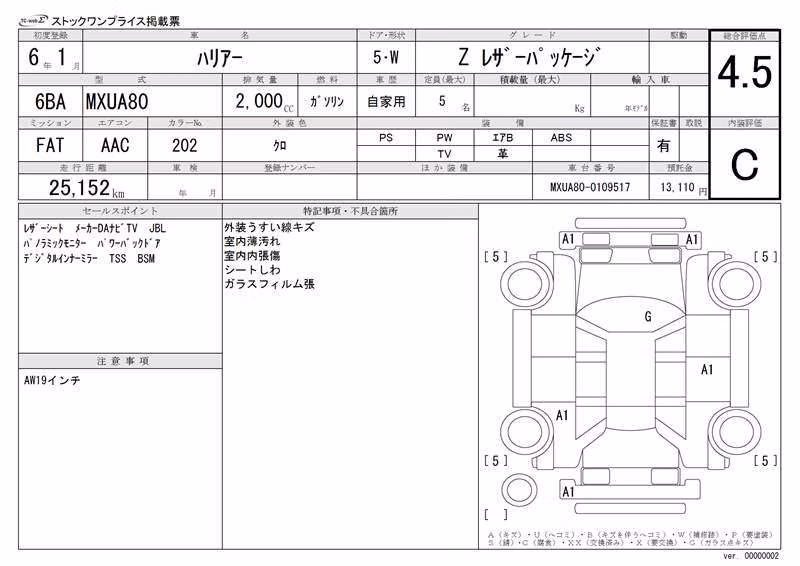 TOYOTA HARRIER