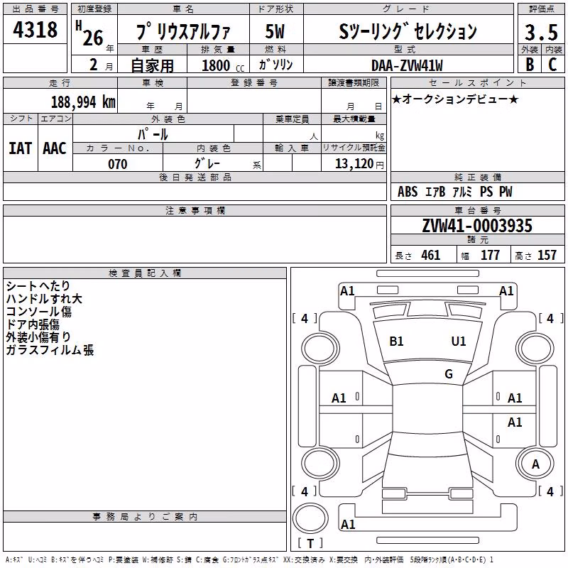 TOYOTA PRIUS ALPHA