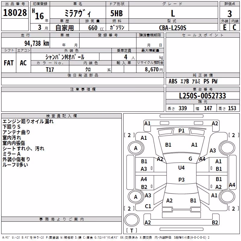 DAIHATSU MIRA AVY