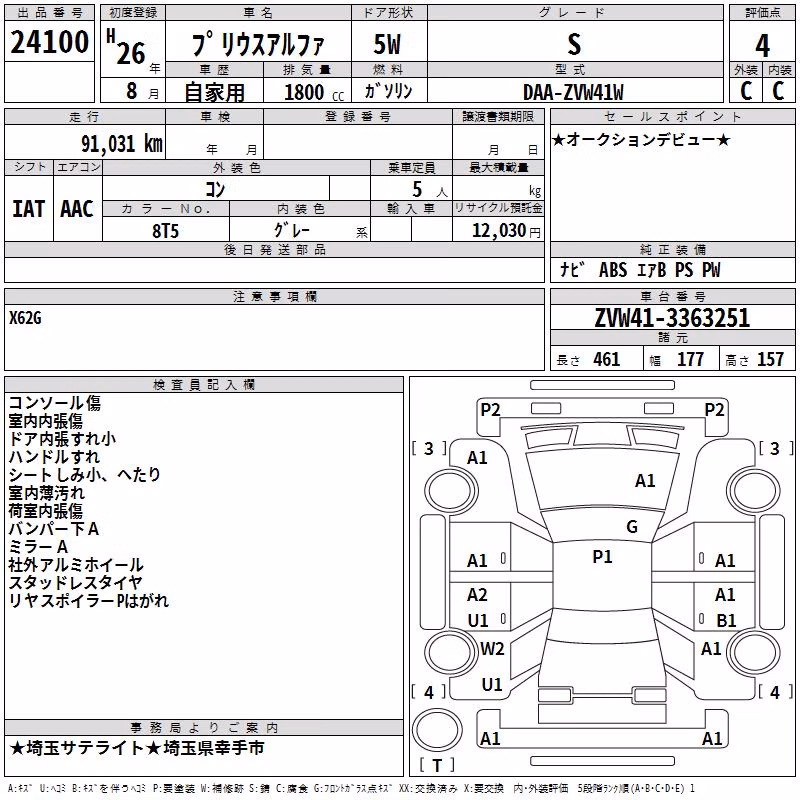 TOYOTA PRIUS ALPHA