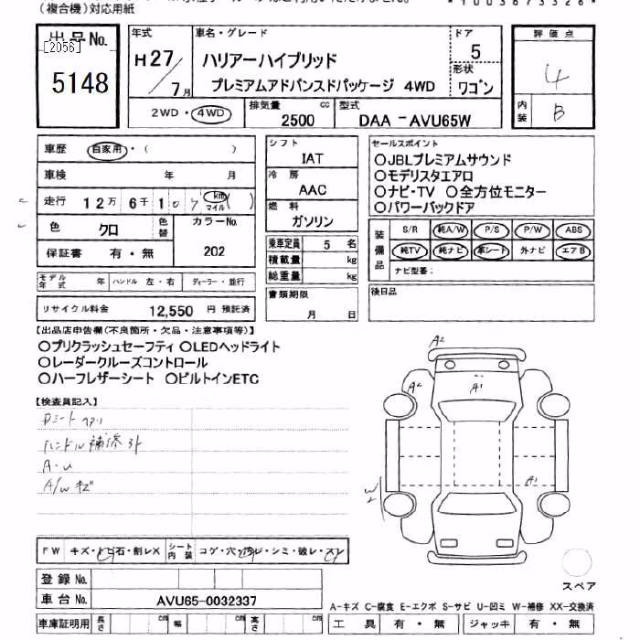 TOYOTA HARRIER