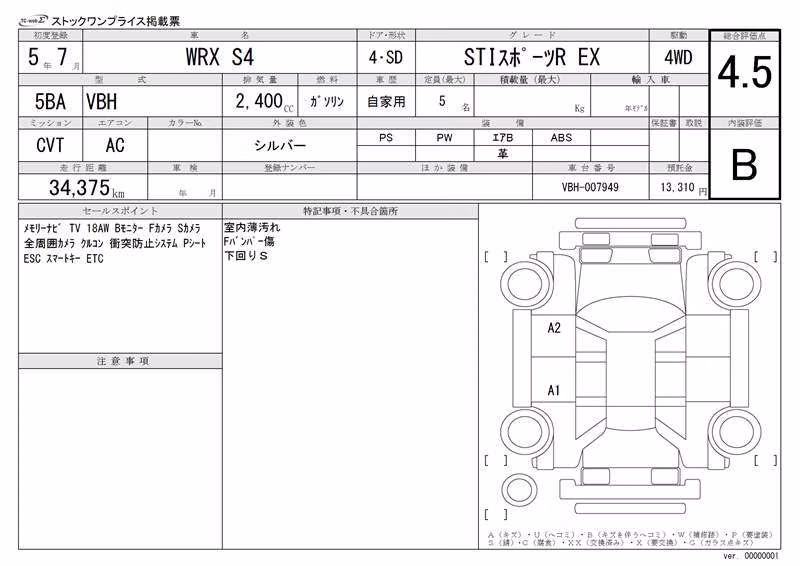 SUBARU IMPREZA WRX