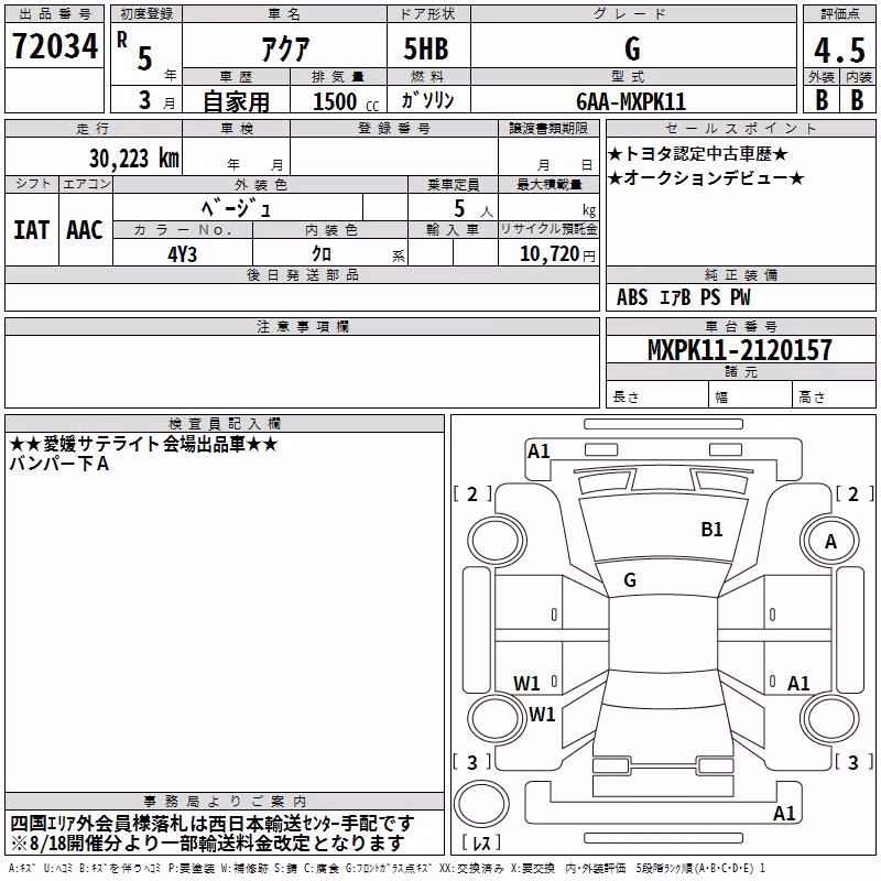 TOYOTA AQUA