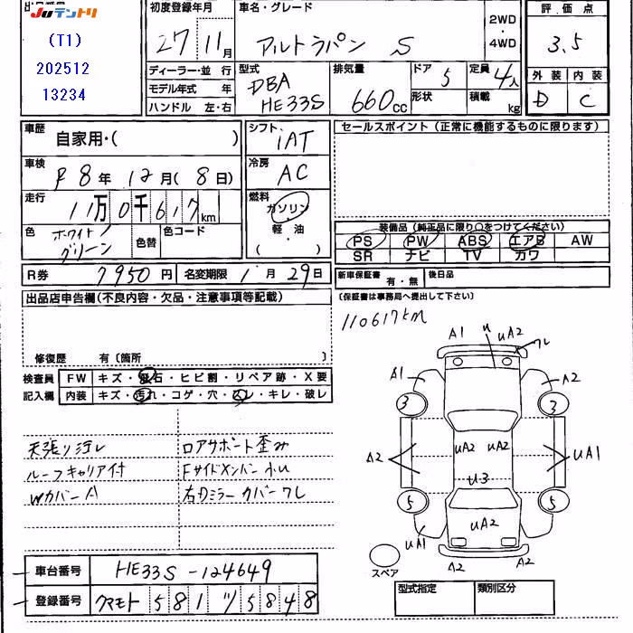 SUZUKI ALTO LAPIN