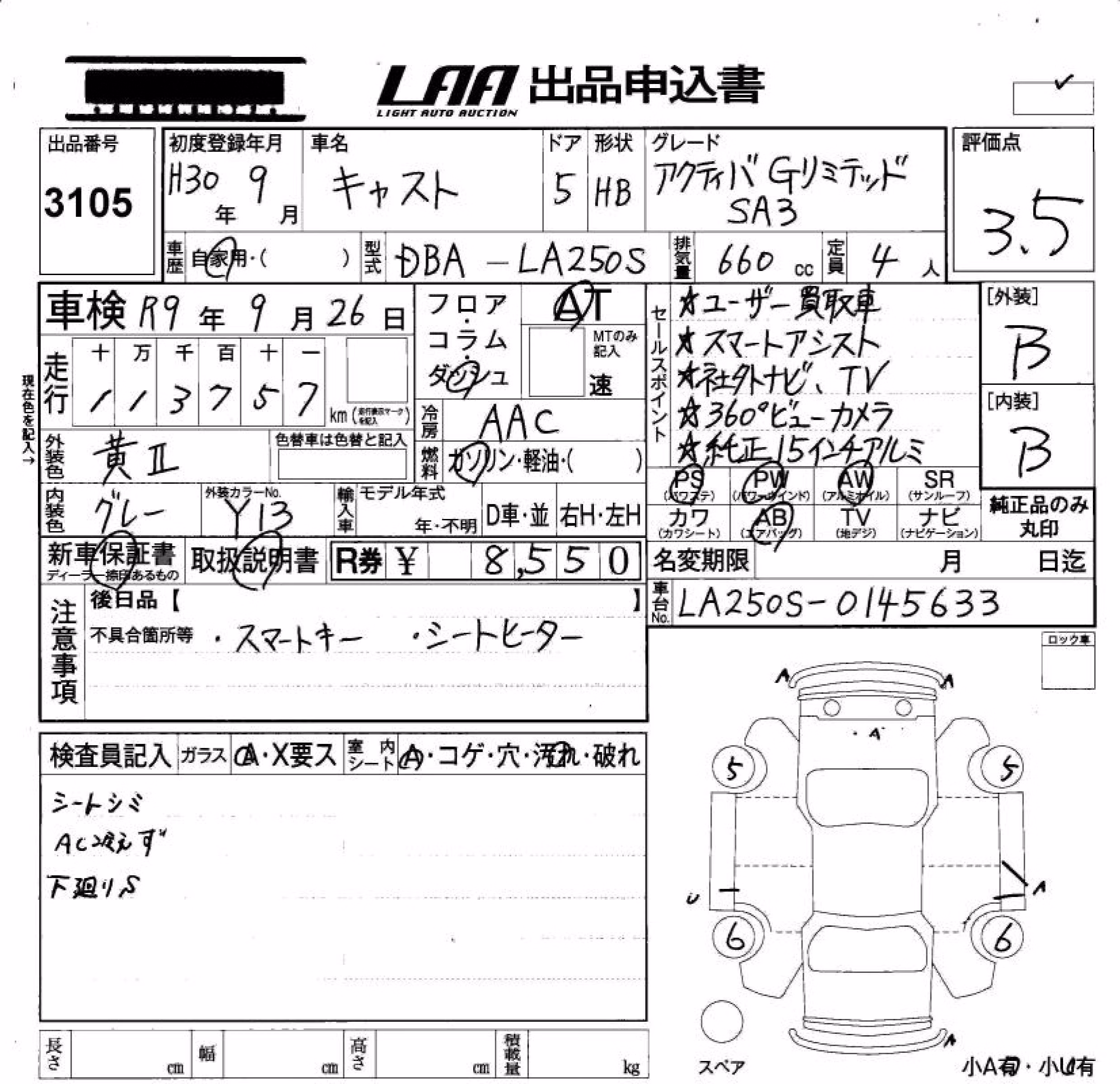 DAIHATSU CAST