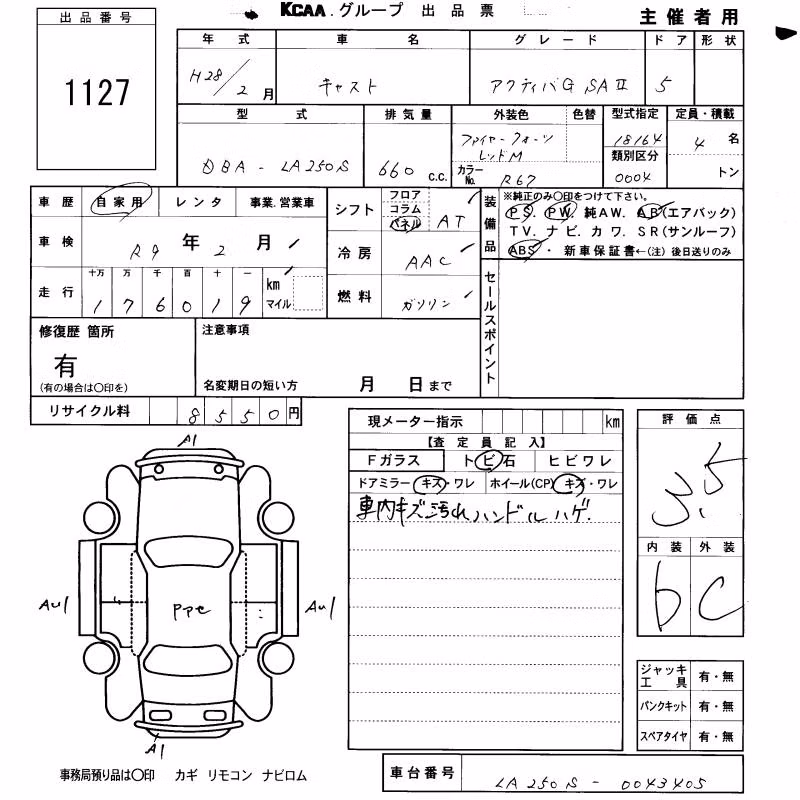 DAIHATSU CAST