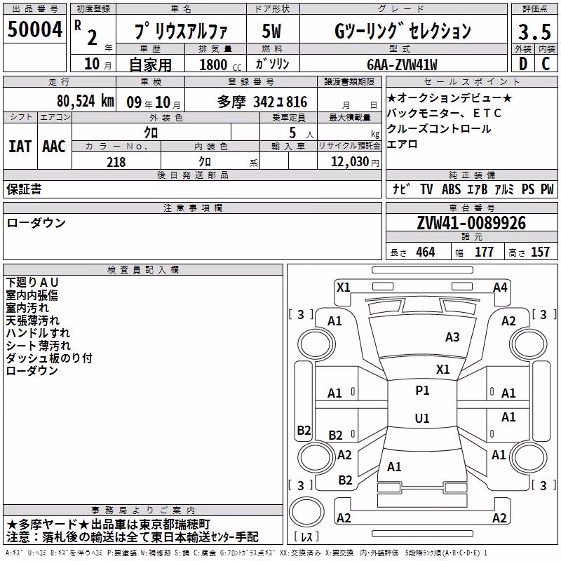 TOYOTA PRIUS ALPHA