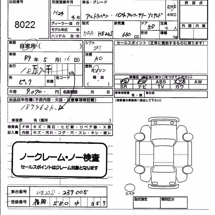 SUZUKI ALTO LAPIN