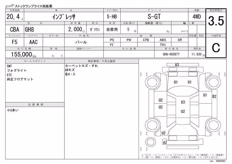 SUBARU IMPREZA
