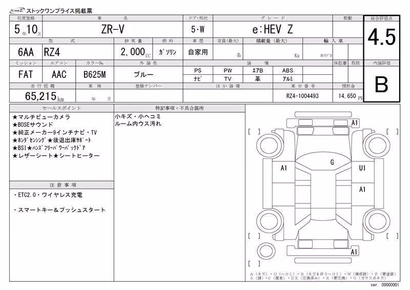 HONDA ZR-V