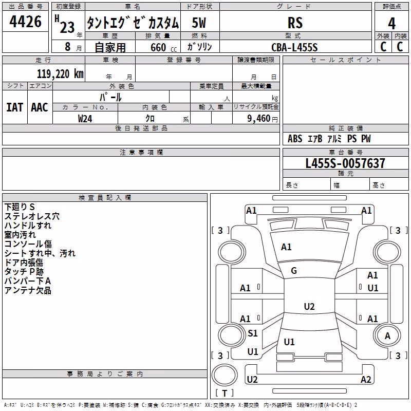 DAIHATSU TANTO EXE