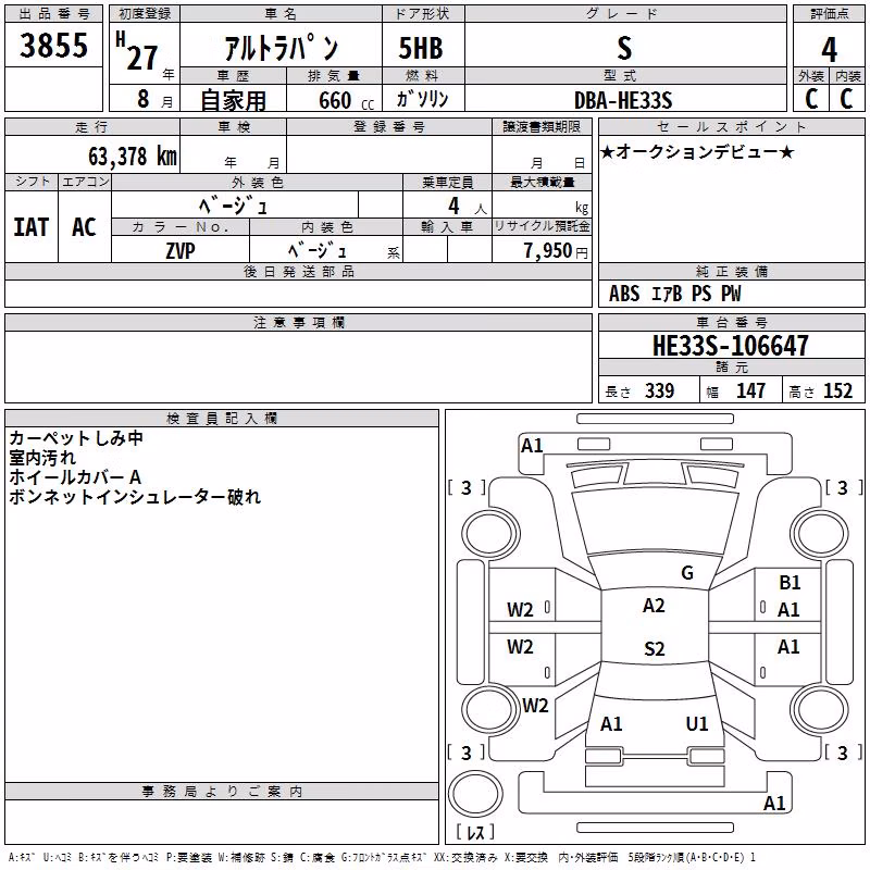 SUZUKI ALTO LAPIN