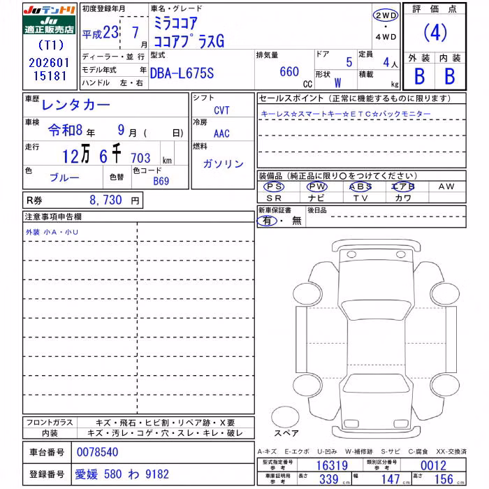 DAIHATSU MIRA COCOA