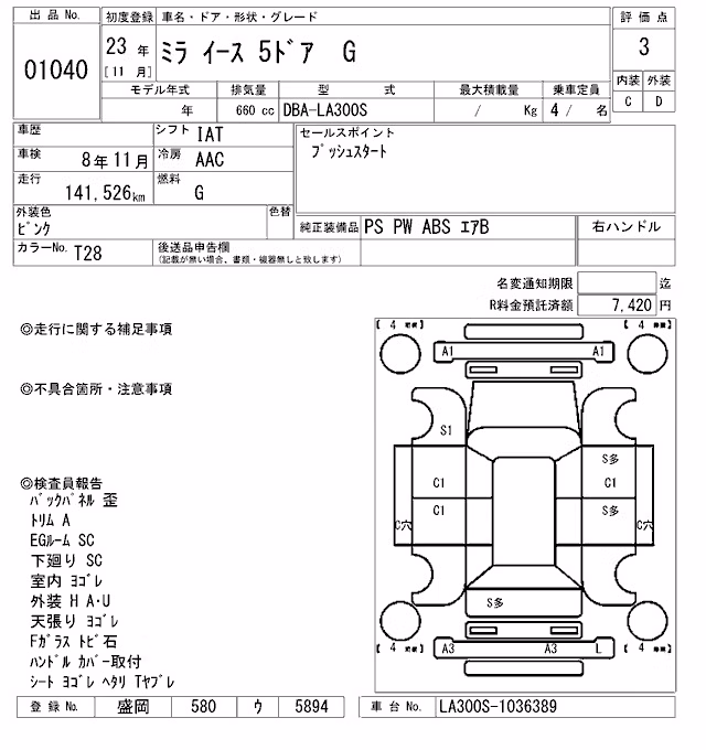 DAIHATSU MIRA E:S