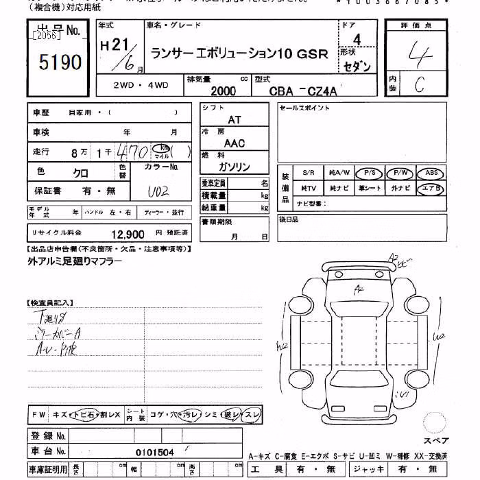 MITSUBISHI LANCER EVOLUTION