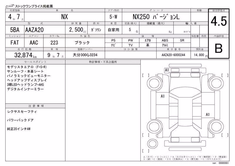 LEXUS NX250