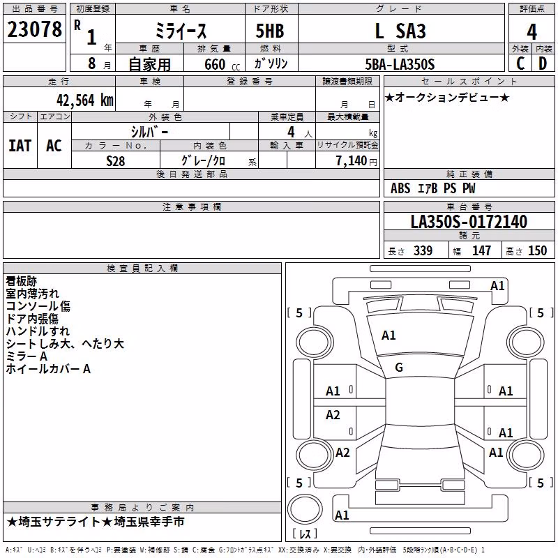 DAIHATSU MIRA E:S