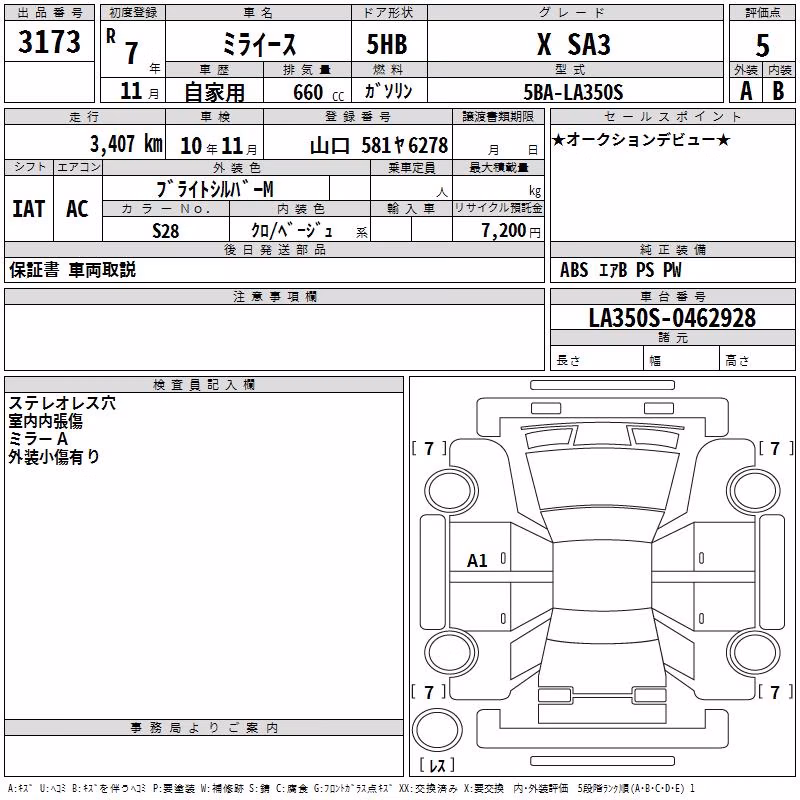 DAIHATSU MIRA E:S