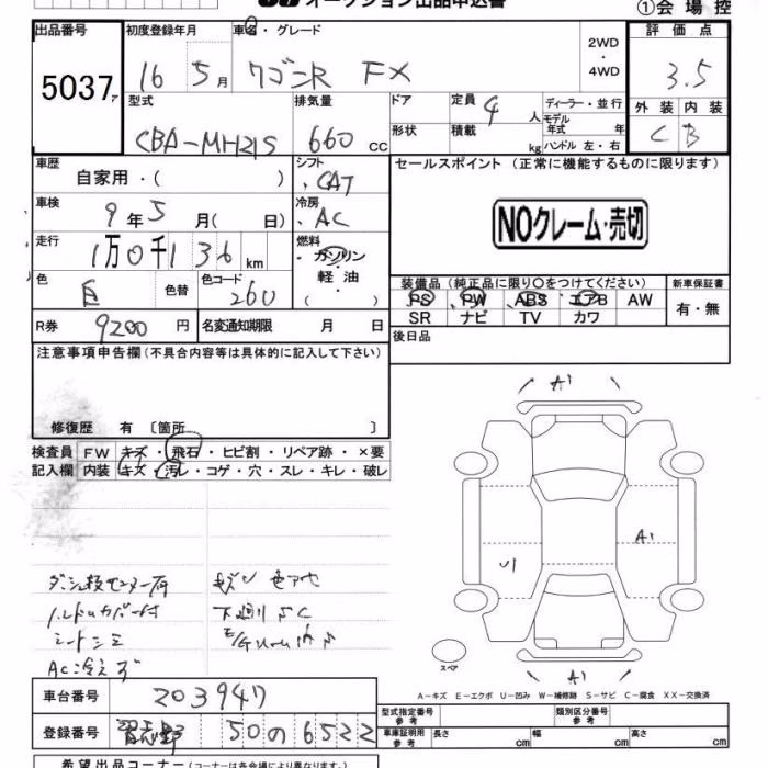 SUZUKI WAGON R