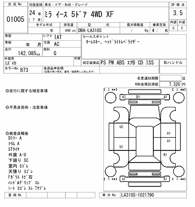 DAIHATSU MIRA E:S
