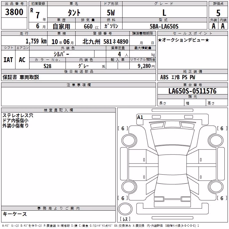 DAIHATSU TANTO