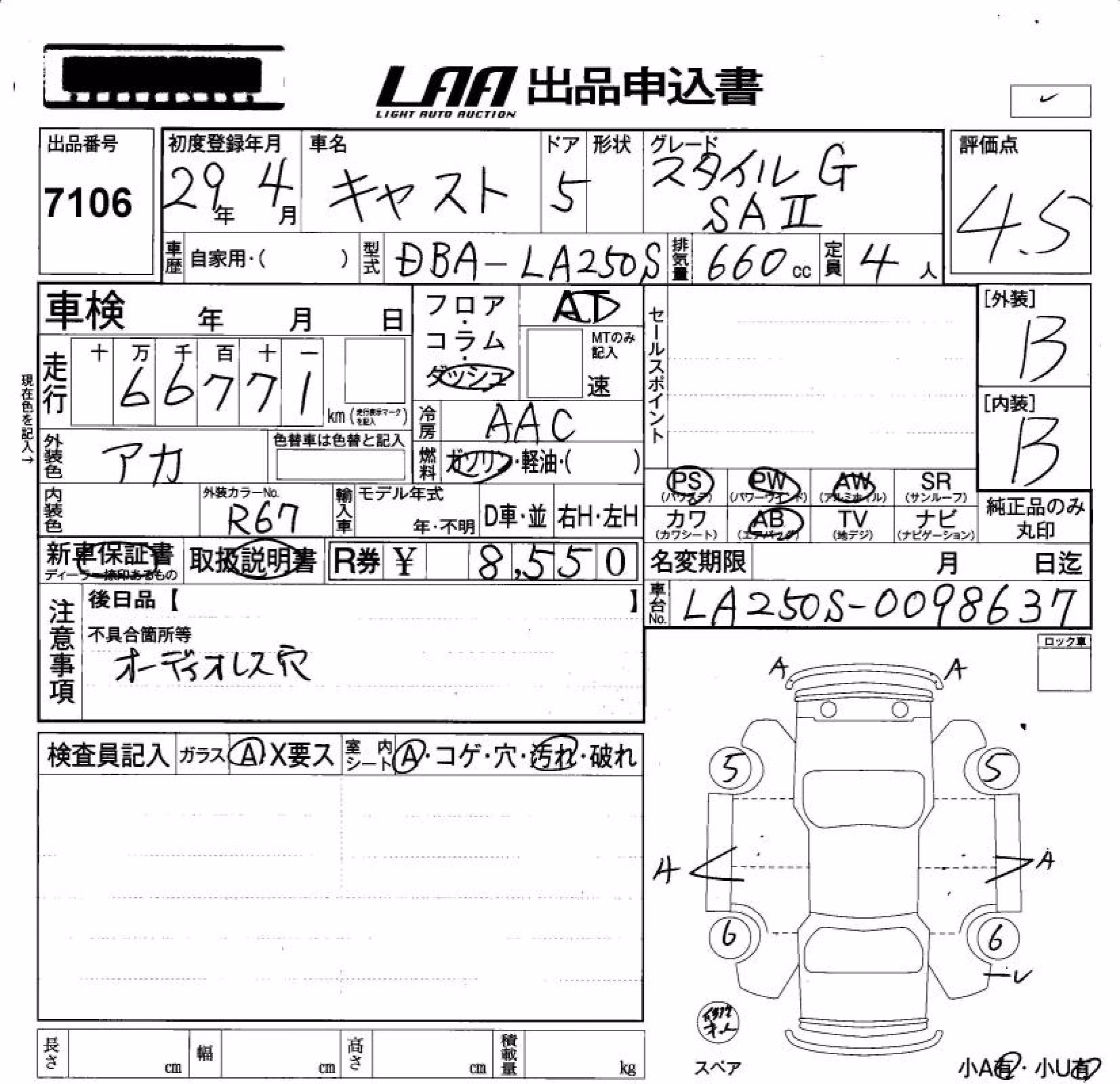 DAIHATSU CAST