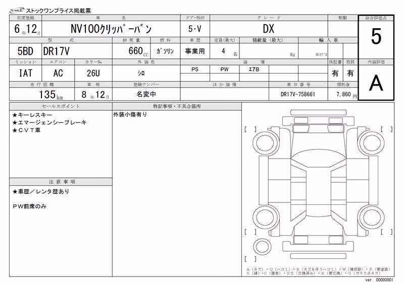 NISSAN NV100 CLIPPER
