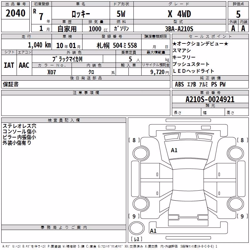 DAIHATSU ROCKY