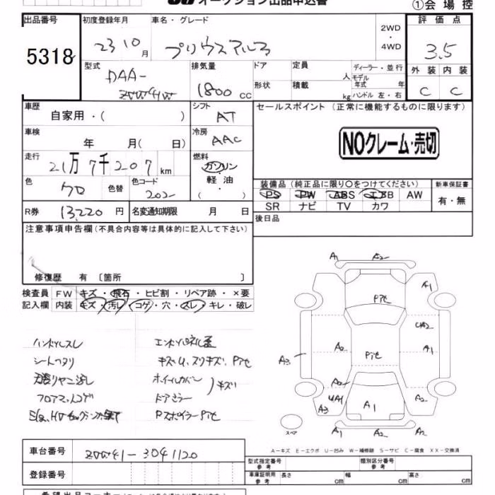 TOYOTA PRIUS ALPHA
