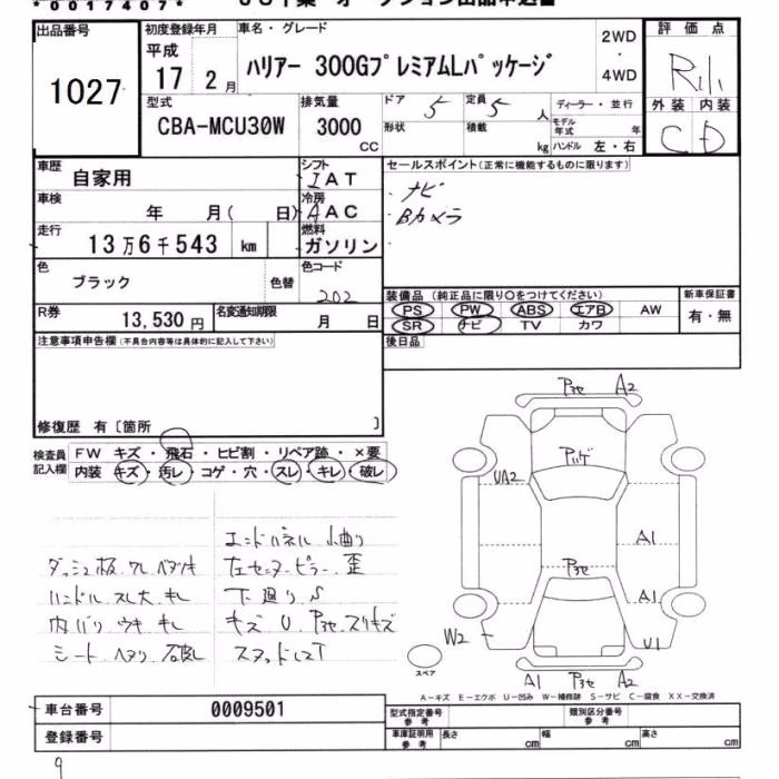 TOYOTA HARRIER