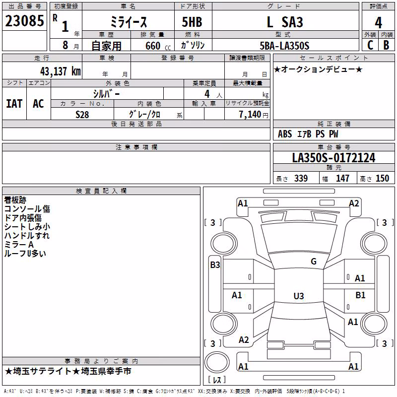 DAIHATSU MIRA E:S