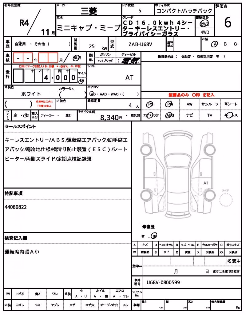 MITSUBISHI MINICAB MIEV