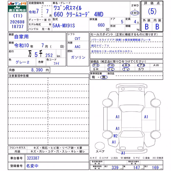 SUZUKI WAGON R SMILE