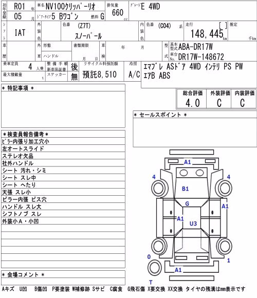 NISSAN NV100 CLIPPER