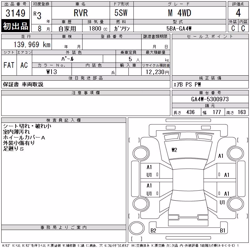 MITSUBISHI RVR