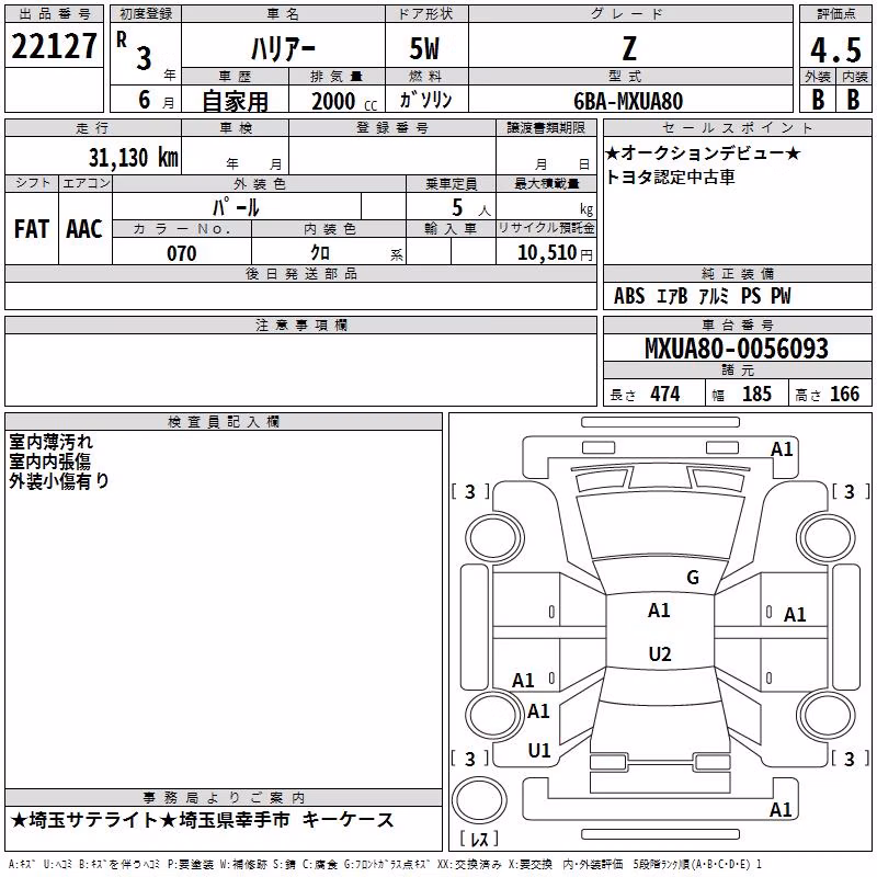 TOYOTA HARRIER