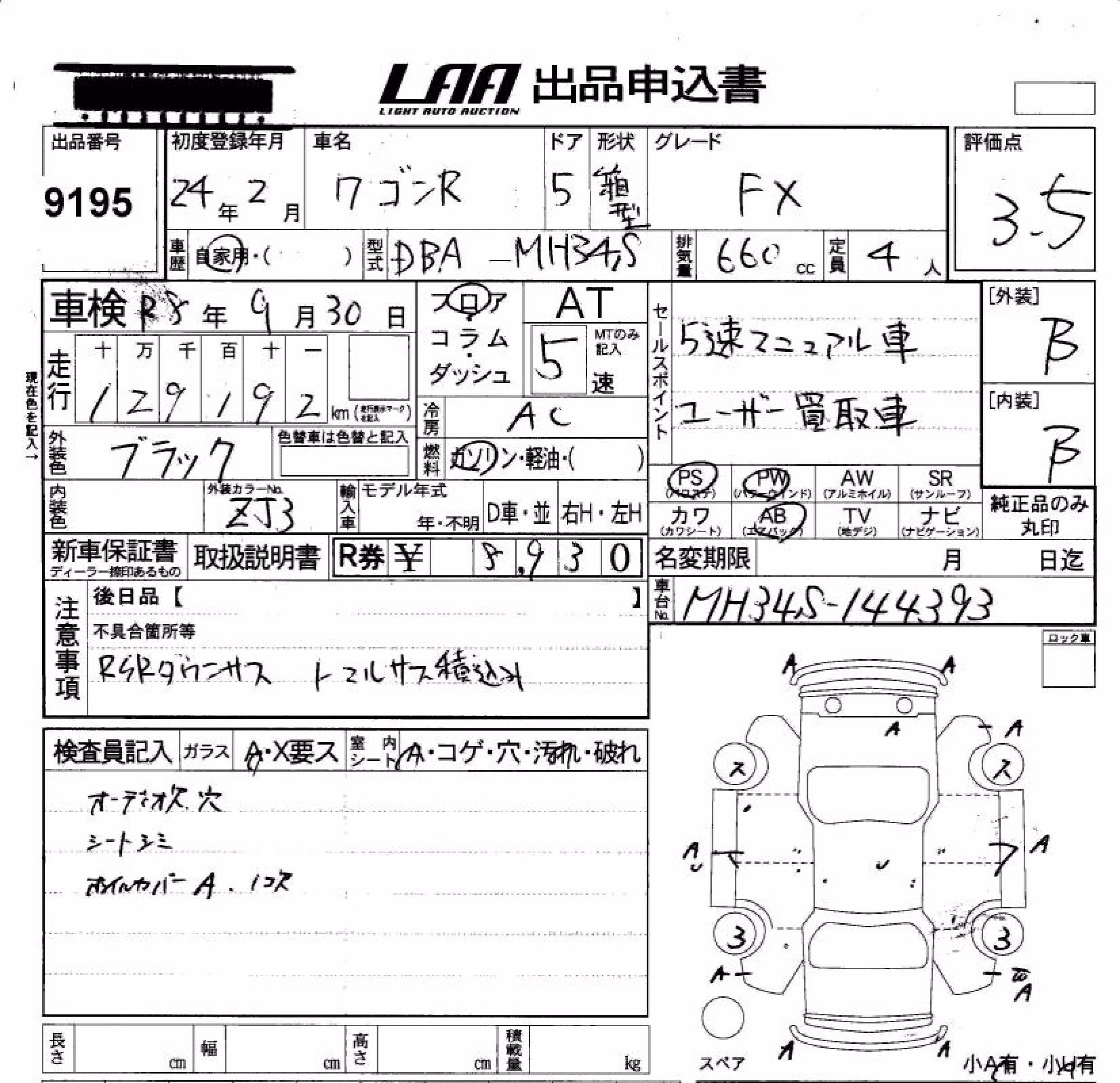 SUZUKI WAGON R