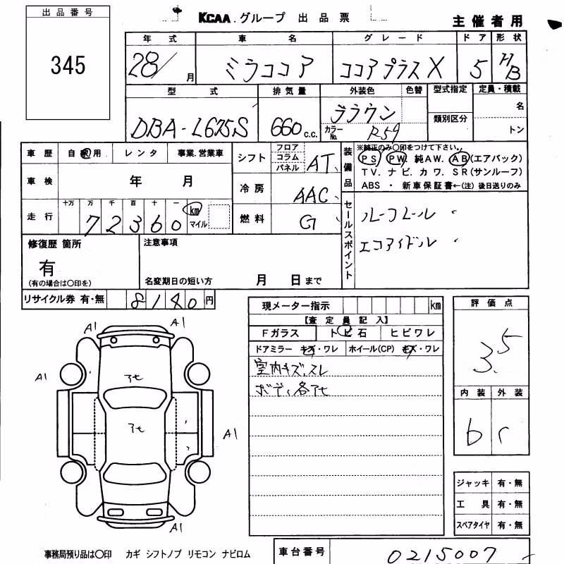 DAIHATSU MIRA COCOA