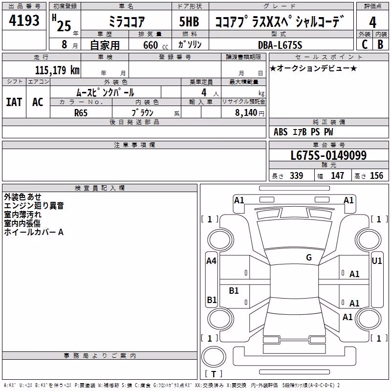 DAIHATSU MIRA COCOA