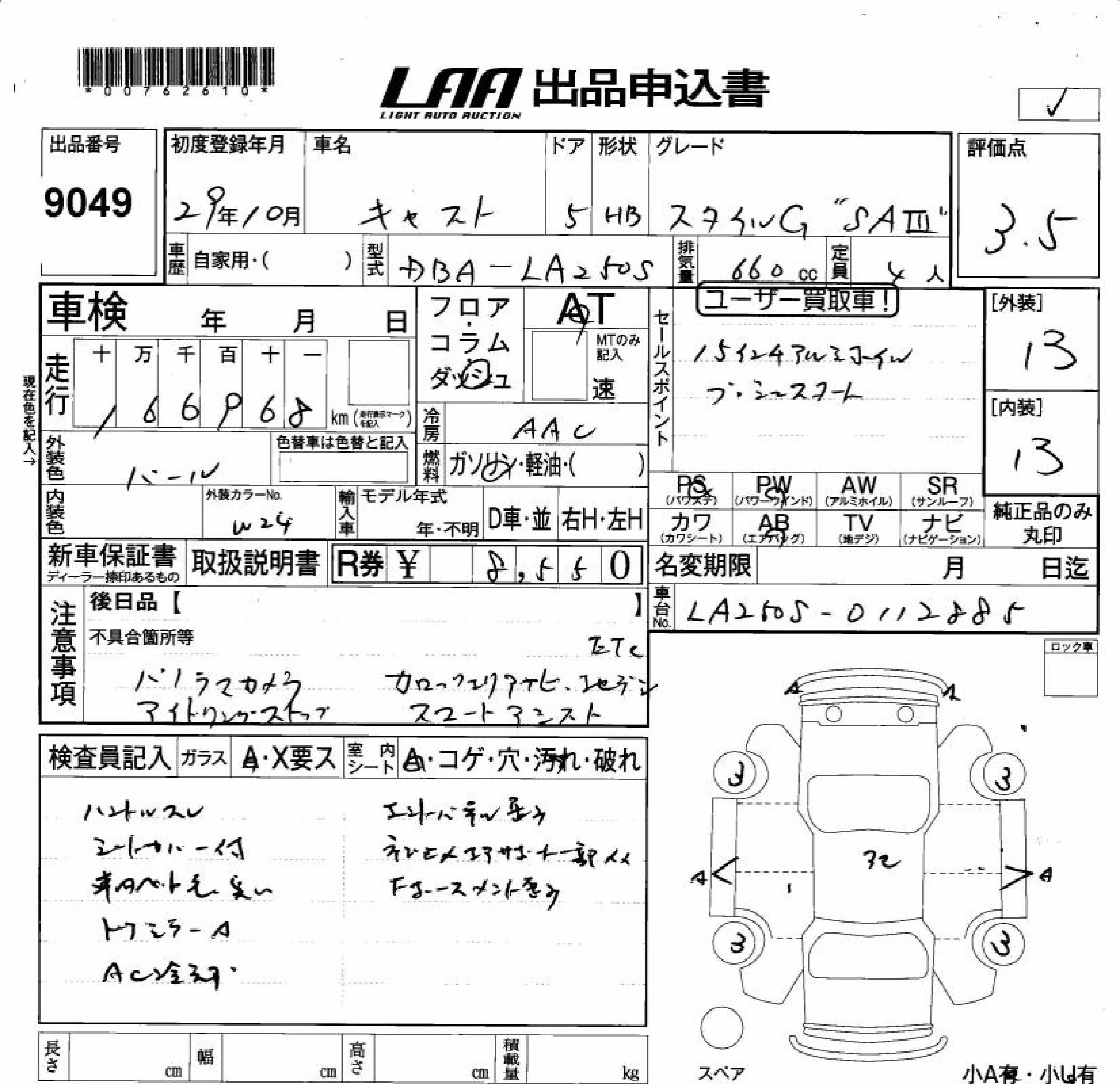 DAIHATSU CAST